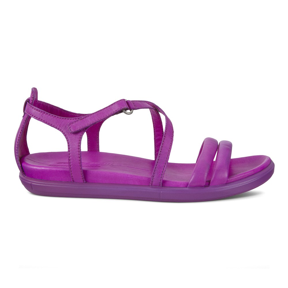 ECCO Womens Sandals Purple - Simpil Flat - EFN-643085